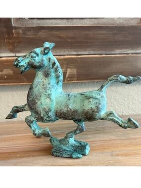 Antique Bronze Horse Sculpture